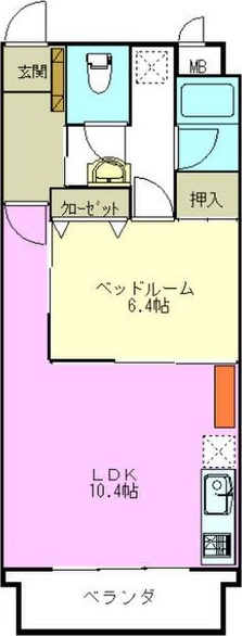 ミクニハイツの間取り