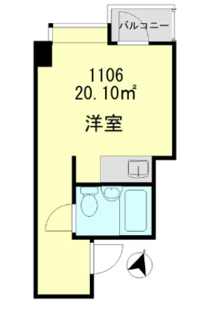 キャッスル新宿の間取り