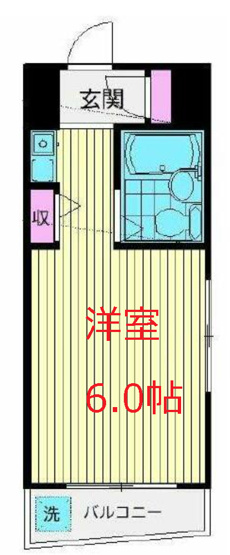 【間取り】 | エピナール西蒲田 | お部屋の間取り図です。