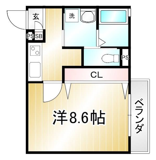 Coco Maisonの間取り|【代表的な間取です】