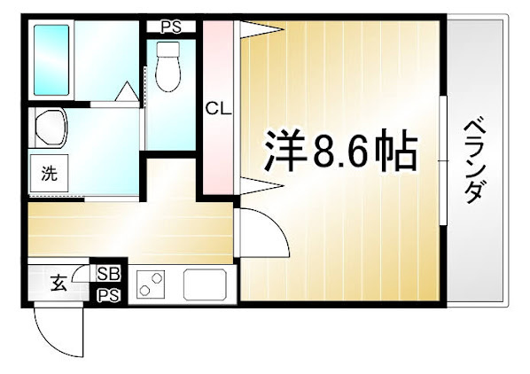Coco Maisonの間取り|【代表的な間取です】