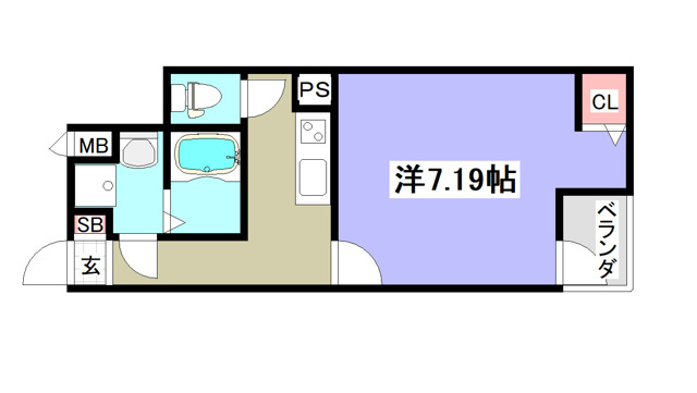 グランデコート今出川の間取り|【代表的な間取です】