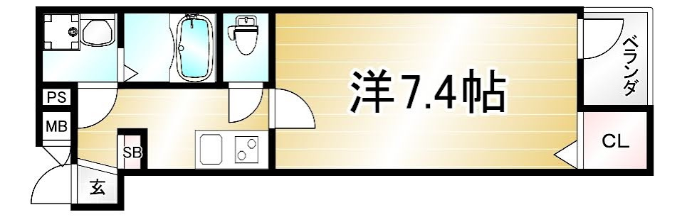 グランデコート今出川の間取り|【代表的な間取です】