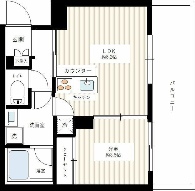 ＭＡＸＩＶ小竹向原の間取り