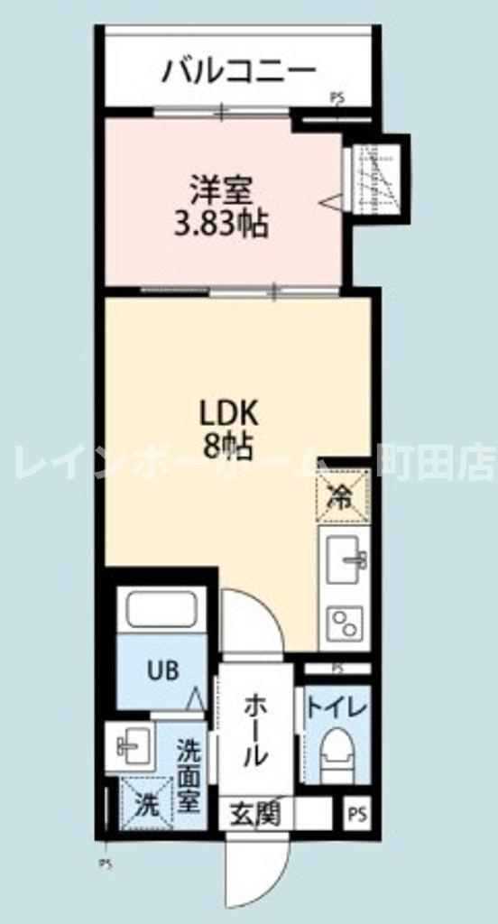 robot home 大和市中央※初期費用分割あと払いサービス利用可能物件の間取り