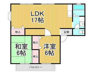 メゾンディスポワールの間取り
