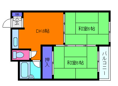 メゾン甲南の間取り