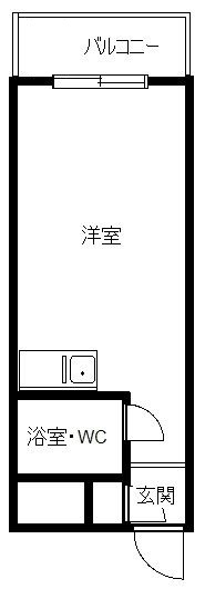 メゾンブランシュ不動前の間取り|間取りです。