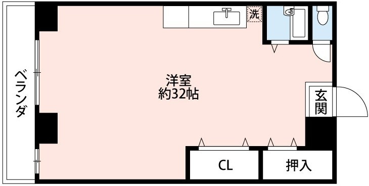 北條ビルの間取り|間取りです。