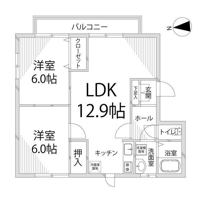 アルコ・ラ・カーサ町坪Ⅱの間取り