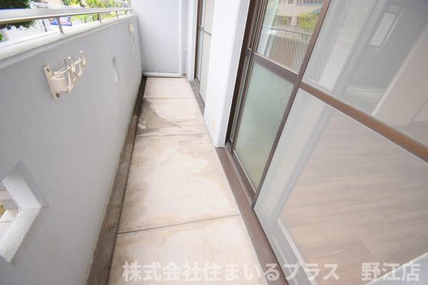 アメニティアビタシオンのバルコニー