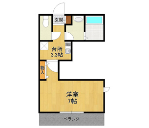 エスコート行基の間取り