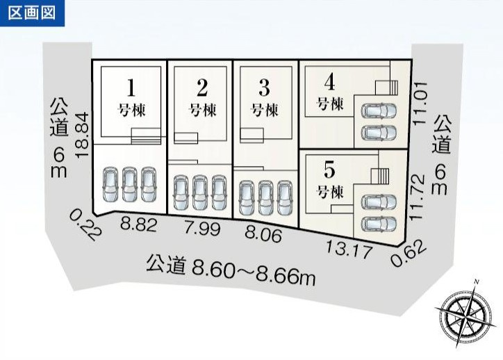 碧南市池下町3-31『仲介手数料無料』新築一戸建て・建売の区画図