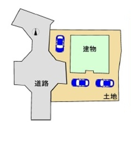 中古戸建　熊谷市原島1271-10（期間限定現況販売）の区画図