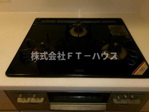 ライオンズ市川国府台レジデンスの設備|その他設備：コンロ     （2026年6月撮影）
