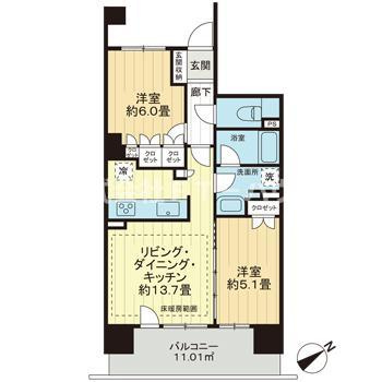 ライオンズ市川国府台レジデンスの間取り|間取り