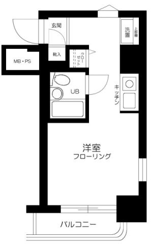 メゾン・ド・ヴィレ住吉の間取り|間取りです。