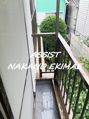 マンション加納のバルコニー