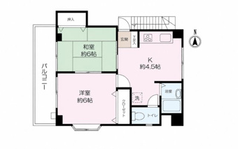 最上階角部屋のマンションです