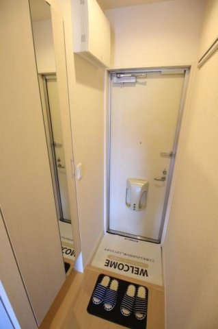 ヨーコーハイツ【キャッシュバック対象】の玄関|シンプルで使いやすい玄関です