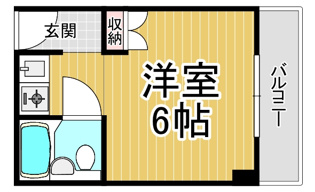 カルム甲子園の間取り