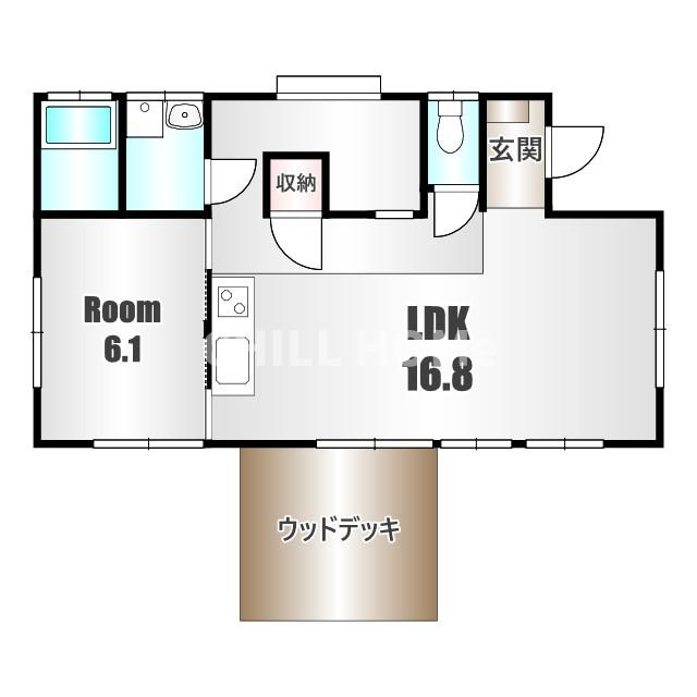 稲荷新田ガーデンハウスBの間取り|当社、チルホームのHPもご覧ください(^^)/物件情報多数♪