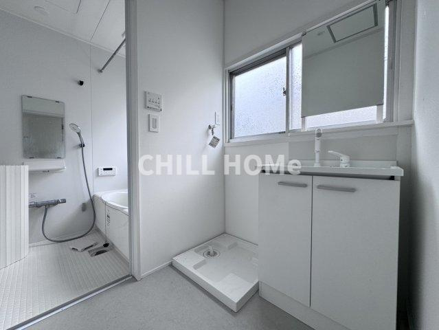 稲荷新田ガーデンハウスBの洗面所|当社、チルホームのHPもご覧ください(^^)/物件情報多数♪