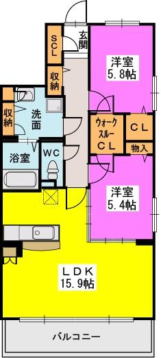 【間取り】 | プレア博多の森Ⅱ