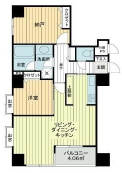ナビウス目黒の間取り|間取りです。