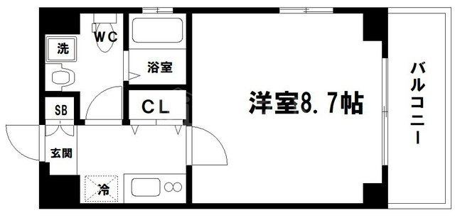 ディナスティ堺筋本町の間取り