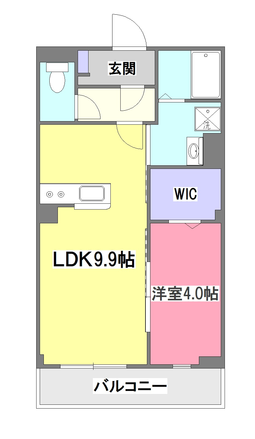コンフォート清瀬の間取り