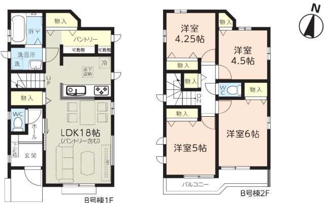 さいたま市見沼区堀崎町の間取り