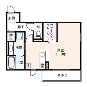 【間取り】 | リベルテ草津 | 間取り図です。