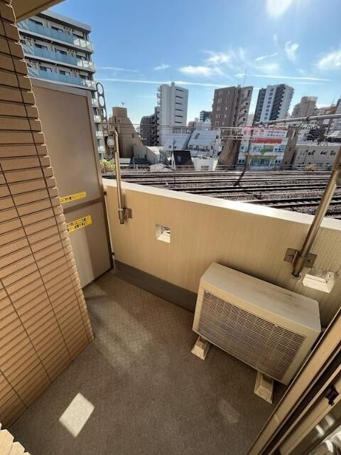 パレステュディオ大塚のバルコニー