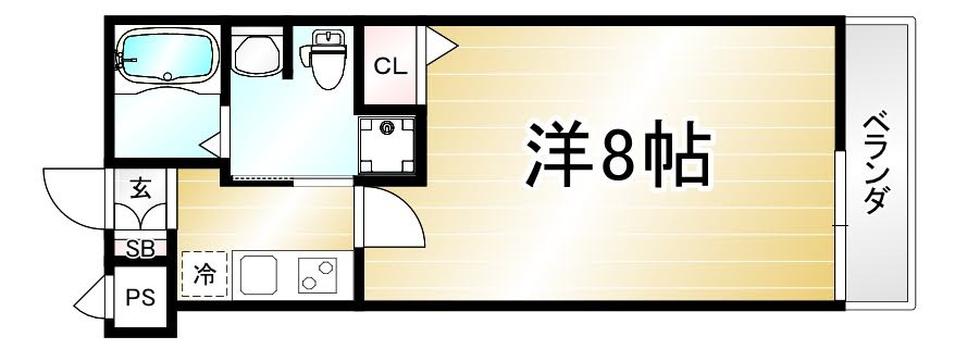 Gladvis烏丸紫明の間取り|【代表的な間取です】