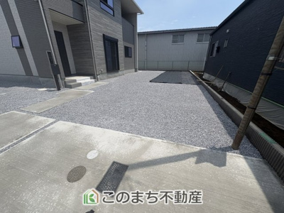 【庭】 | ワイウッドコート古河市女沼　第2期　 | 広々としたお庭で家庭菜園やBBQを楽しめます☆