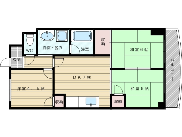 大阪市東淀川区豊里３丁目のマンション