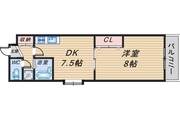 モンルシェンテの間取り