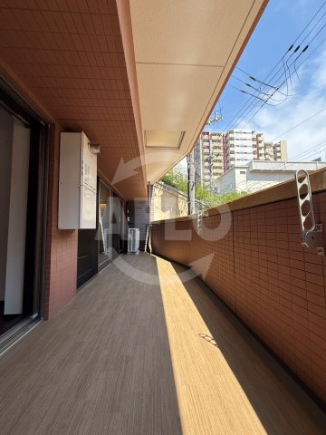 プレジオ北浜　中大江小学校区のバルコニー|プレジオ北浜　バルコニー