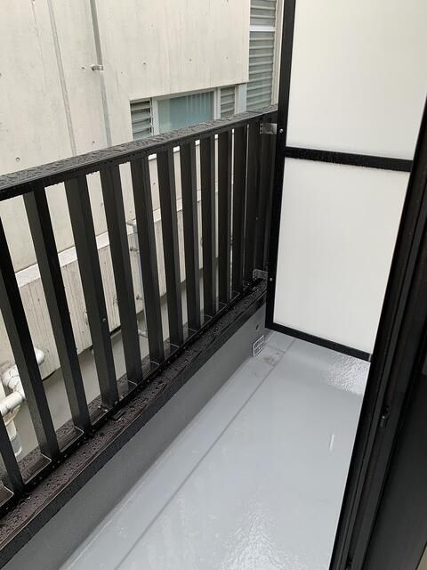 ソルナクレイシア梅ヶ丘のバルコニー