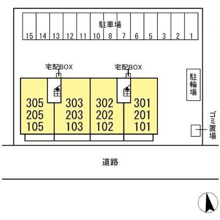 コンフォールクレールの区画図