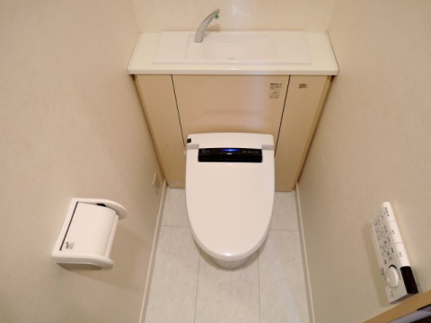 上田辺町貸家のトイレ