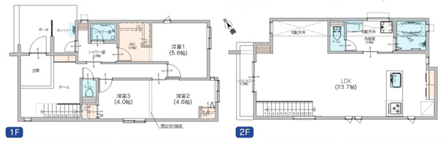 【間取り】 | 藤沢市鵠沼海岸3丁目 新築戸建 全1棟