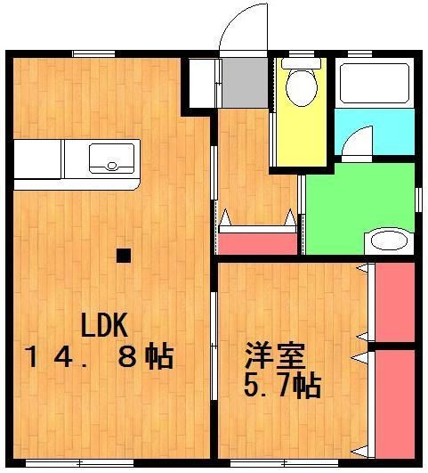 【間取り】 | コーポ武内