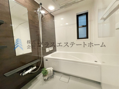 【浴室】 | 須磨区大黒町1丁目　新築戸建 | ミストサウナ付き浴室乾燥機♪ミストサウナは、保湿、美肌、血行促進、発汗作用など様々な健康効果を〇♪