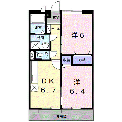 【間取り】 | タウニィー２１　Ⅰ