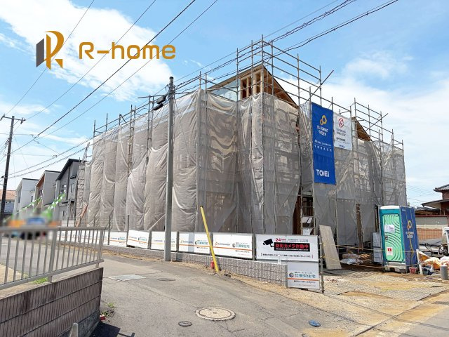 水戸市赤塚1丁目2期　新築戸建て　2号棟の外観|ご予約を頂ければ、『平日』はもちろん『早朝』や『夜間』もご見学可能です♪お気軽にお申し付けください♪