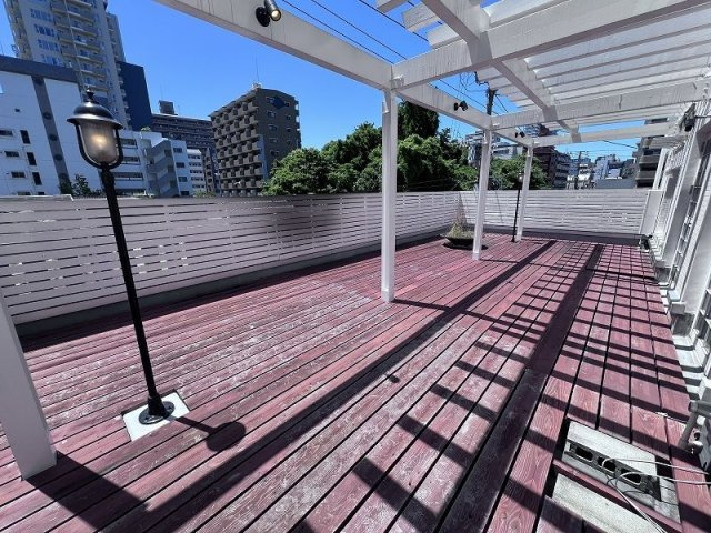 リアリティ福岡のバルコニー