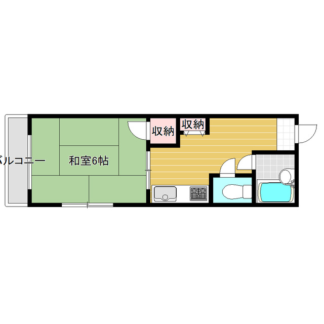 コーポ高鈴の間取り
