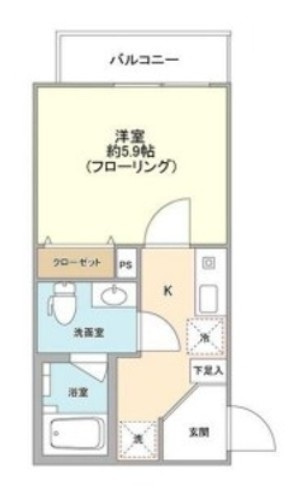 サンレイ市ヶ谷の間取り